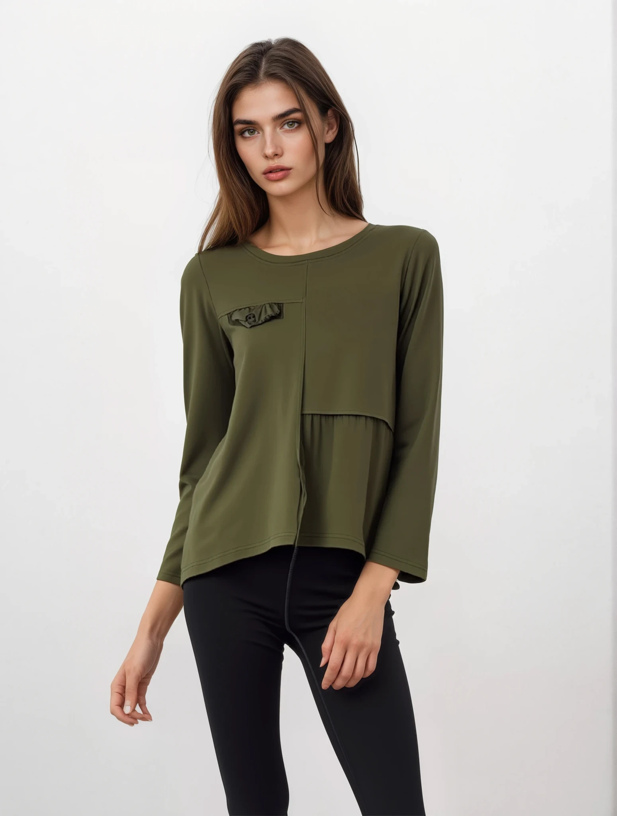 MAGLIA CONFORMATA DONNA M/L PE20257221/EL Tellini S.r.l. Wholesale Clothing